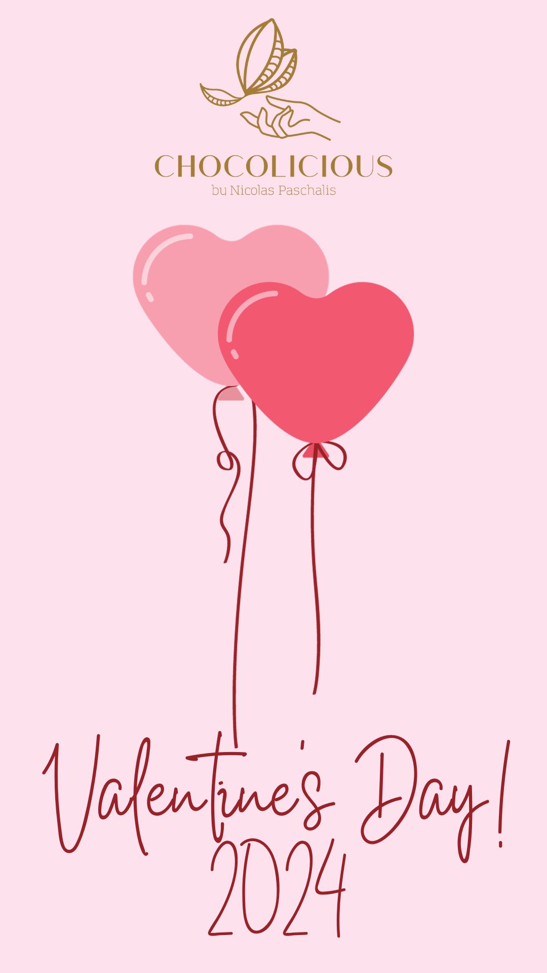 Pink Minimalist Valentines Day Story